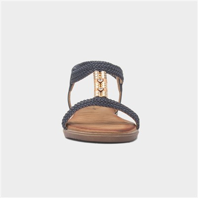 Portofino Womens Navy Sandal