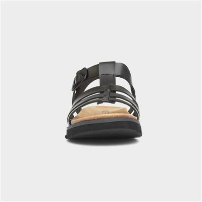 Saltwater Womens Black Sandals