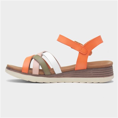 Karla Womens Multi Strappy Sandal