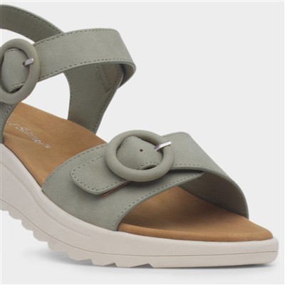 Montserrat Womens Green Sandal