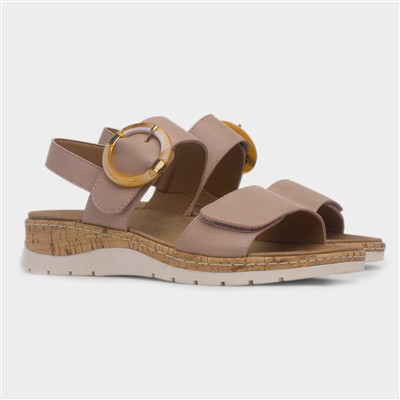 Womens Chios Nude Wedge Sandal