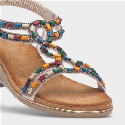 St Kitts Womens Beige Sandal