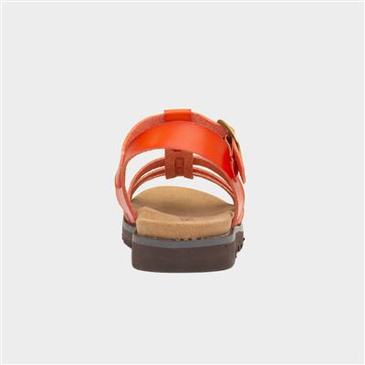 Saltwater Womens Orange Sandal