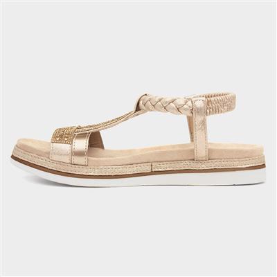 Seychelles Womens Gold Sandals