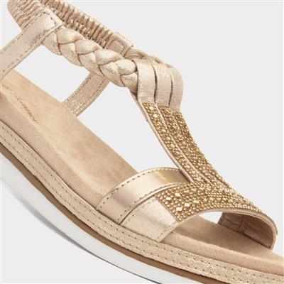Seychelles Womens Gold Sandals