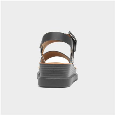 Pistachio Womens Black Wedge Sandal