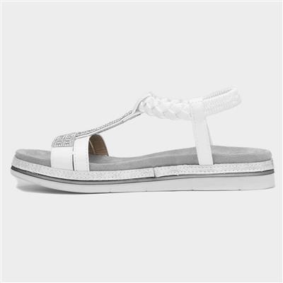 Seychelles Womens White Sandal