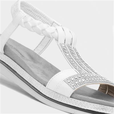 Seychelles Womens White Sandal
