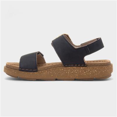 Antibes Womens Black Sandal