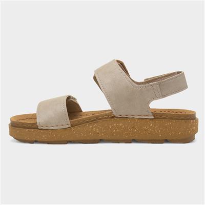 Antibes Womens Beige Pearl Sandal