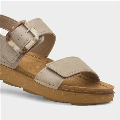 Antibes Womens Beige Pearl Sandal