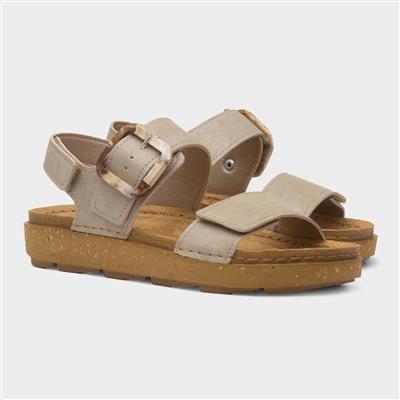 Antibes Womens Beige Pearl Sandal