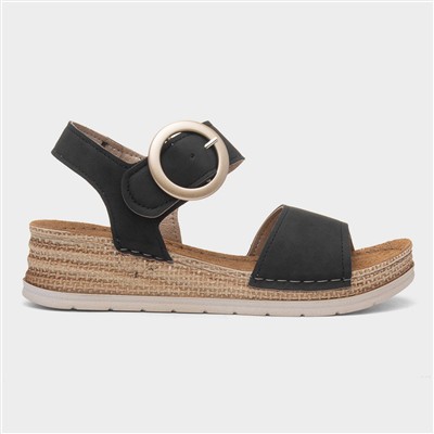 Monza Womens Black Sandal