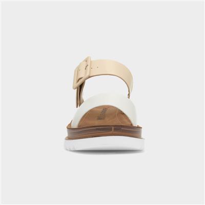 Pistachio Womens Nude Wedge Sandal