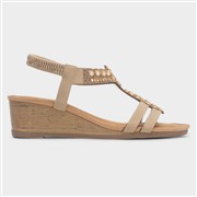 Lilley & Skinner Cancun Womens Beige Wedge Sandal (Click For Details)