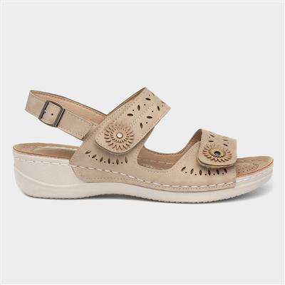 Meryl Womens Beige Sandal