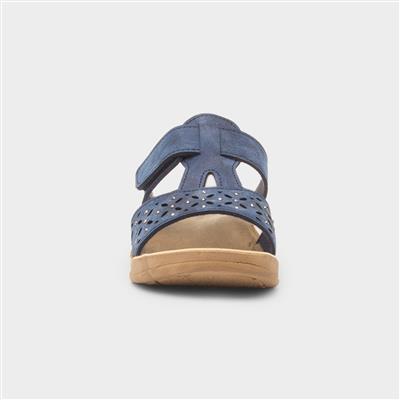 Fethiye Womens Navy Mule Sandal