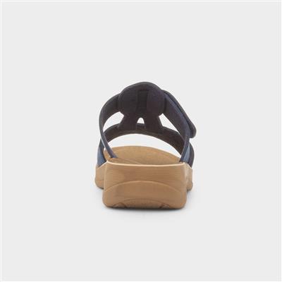 Fethiye Womens Navy Mule Sandal