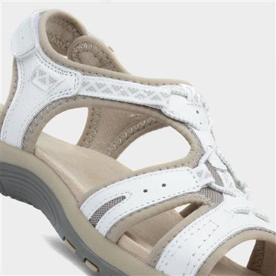 Fairmont Womens White Sandal