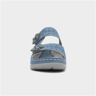 Madeira Womens Blue Sandal