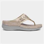 Comfy Steps Malta Womens Beige Toe Post Sandal (Click For Details)