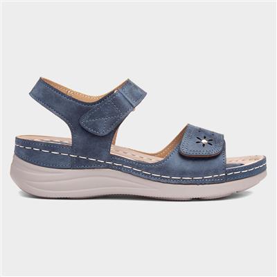 Menorca Womens Blue Sandals
