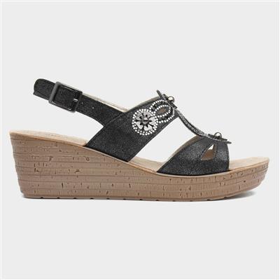 Montserrat Womens Black Sandal