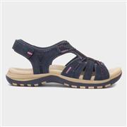 Free Spirit Fairmont 2 Womens Dark Navy Sandal (Click For Details)
