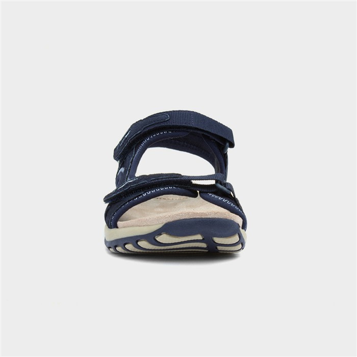 Frisco Womens Dark Navy Leather Sandal