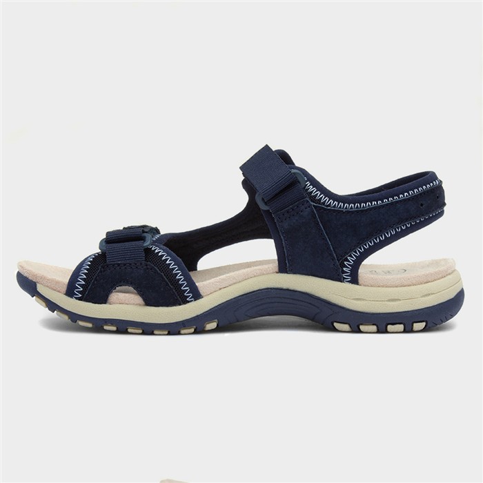 Frisco Womens Dark Navy Leather Sandal