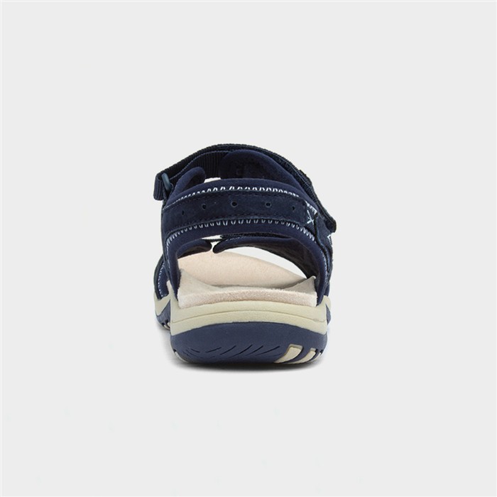 Frisco Womens Dark Navy Leather Sandal