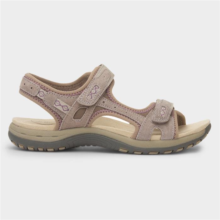 Free Spirit Women's Beige Frisco Leather Sandal Size 7