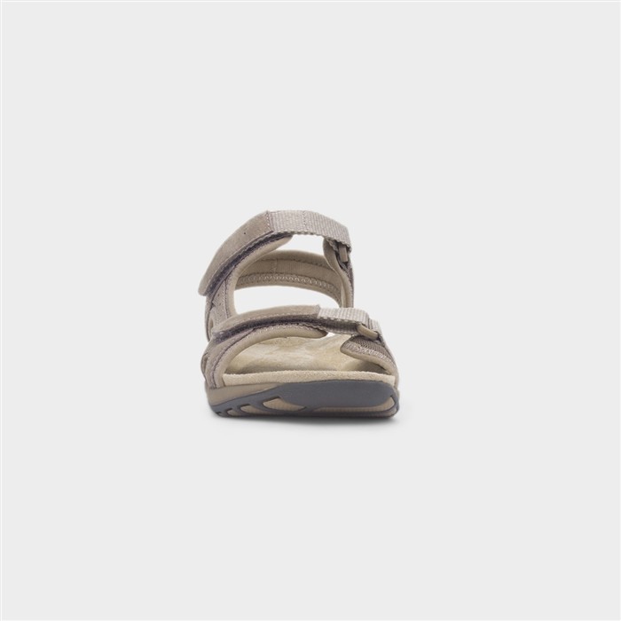 Adelaide Womens Beige Suede Sandal
