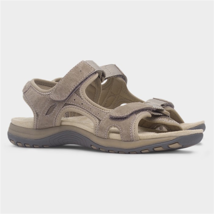Adelaide Womens Beige Suede Sandal