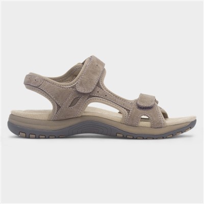 Adelaide Womens Beige Suede Sandal