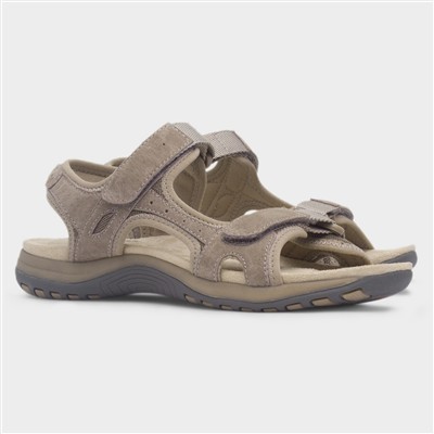 Adelaide Womens Beige Suede Sandal