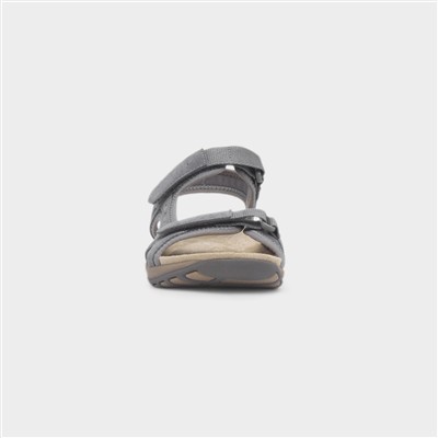 Adelaide Womens Grey Suede Sandal