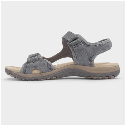 Adelaide Womens Grey Suede Sandal