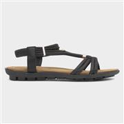 Lotus Domenica Womens Black Shimmer Sandal (Click For Details)