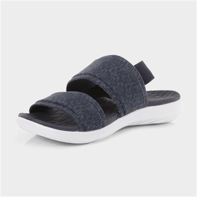 Lady Tia Womens Sandal in Navy