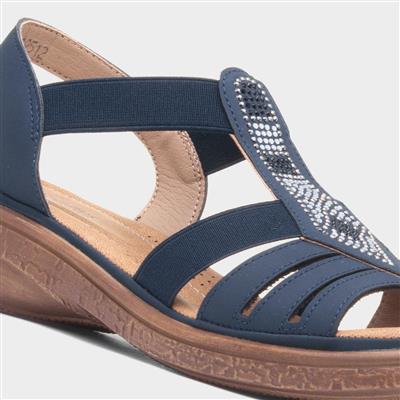 Selina Womens Navy Sandal