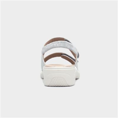 Selma Womens Grey Easy Fasten Sandal