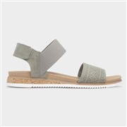 Skechers Bobs Desert Kiss Top Womens Olive Sandal (Click For Details)