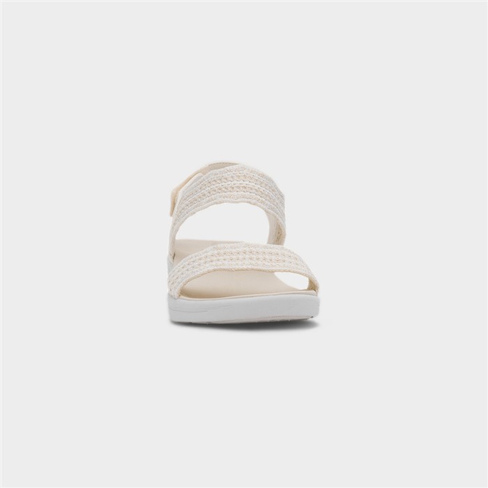 Arya Womens Off White Vegan Sandal