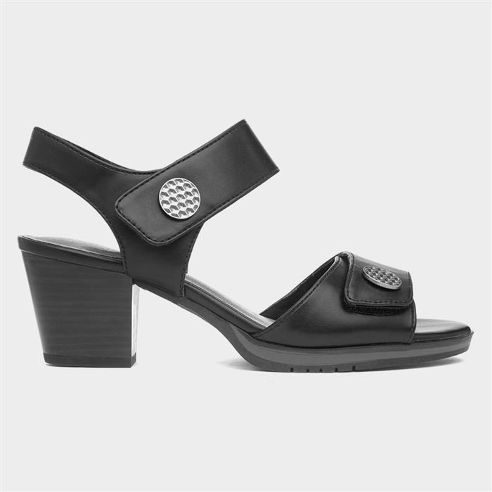 Lorraine Womens Black Wide Fit Heel