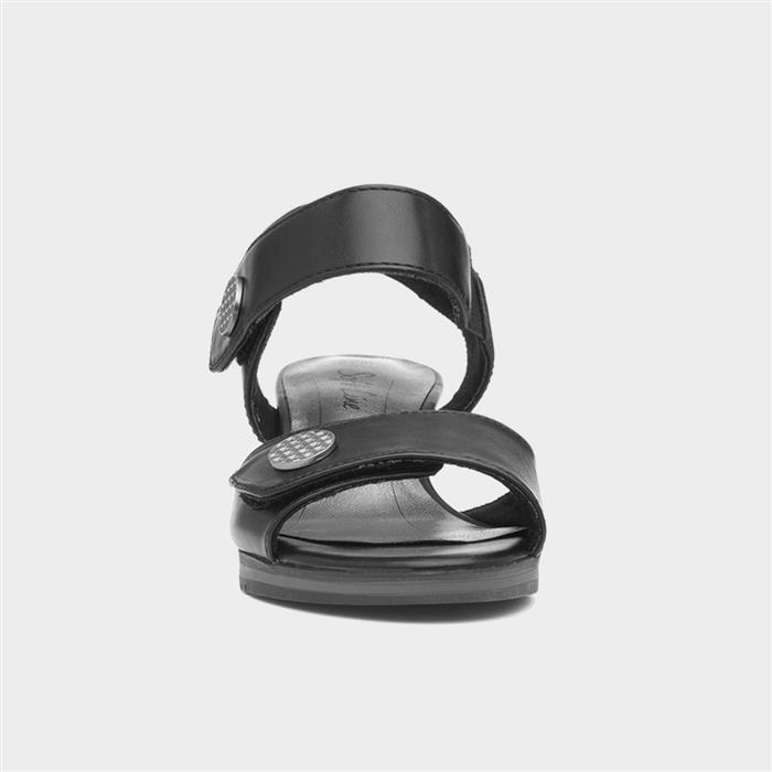 Lorraine Womens Black Wide Fit Heel