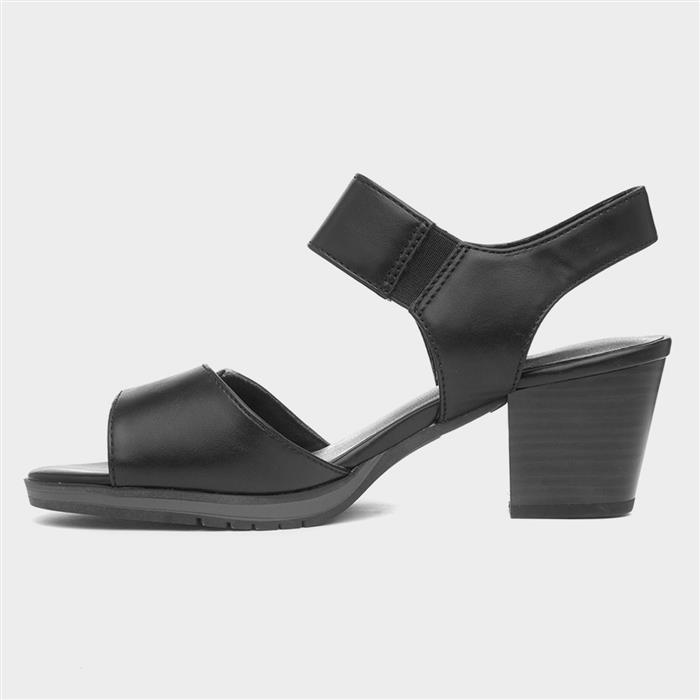 Lorraine Womens Black Wide Fit Heel