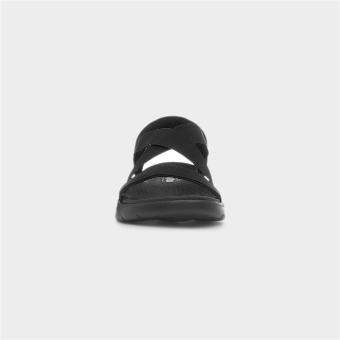 Slip Ins Go Walk Flex Womens Black Sandal