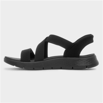 Slip Ins Go Walk Flex Womens Black Sandal