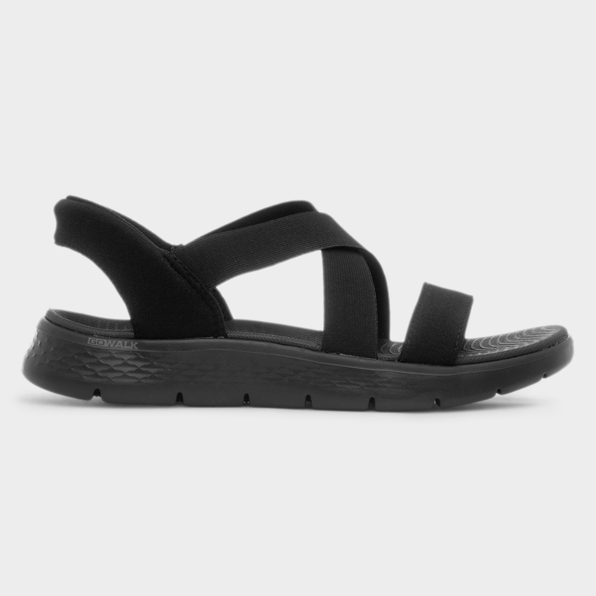 Slip Ins Go Walk Flex Womens Black Sandal